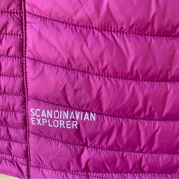Scandinavian Explorer Women's Pink Puffer Jacket Size Small - Picture 6 of 10